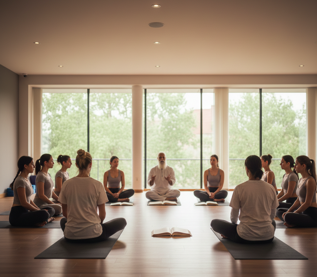yoga teacher training philosophy sessions